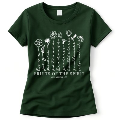 Fruits Of The Spirit Christian Floral Womens T-Shirt