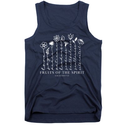 Fruits Of The Spirit Christian Floral Tank Top