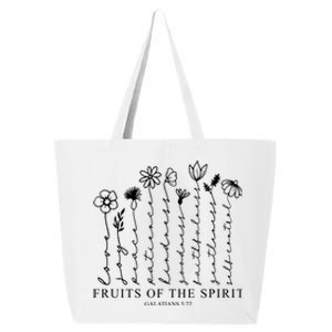 Fruits Of The Spirit Christian Floral 25L Jumbo Tote