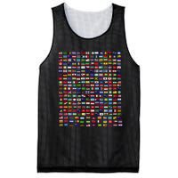 Flags Of The Countries Of The World 287 Flag International Mesh Reversible Basketball Jersey Tank