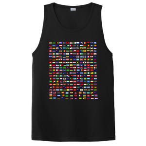 Flags Of The Countries Of The World 287 Flag International PosiCharge Competitor Tank