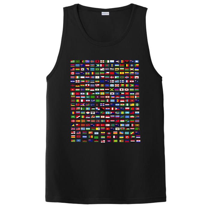 Flags Of The Countries Of The World 287 Flag International PosiCharge Competitor Tank