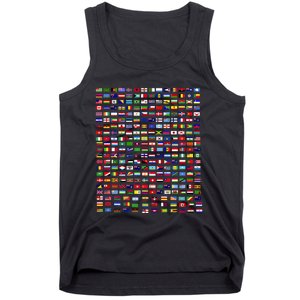 Flags Of The Countries Of The World 287 Flag International Tank Top