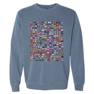 Flags Of The Countries Of The World 287 Flag International Garment-Dyed Sweatshirt