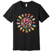 Flags Of The World Cultural Diversity Around The Globe Premium T-Shirt