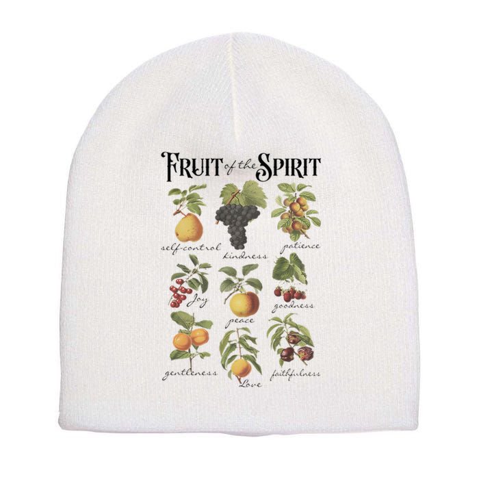 Fruit Of The Spirit Christian Faith Galatians 522 Jesus God Short Acrylic Beanie