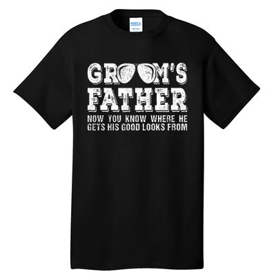 Father Of The Groom Wedding Costume GroomS Father Tall T-Shirt