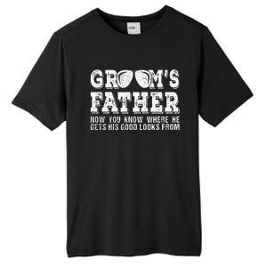 Father Of The Groom Wedding Costume GroomS Father Tall Fusion ChromaSoft Performance T-Shirt