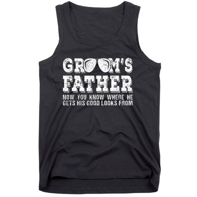 Father Of The Groom Wedding Costume GroomS Father Tank Top