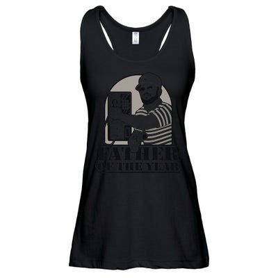 Father Of The Year Gary Plauche Fathers Day Vintage Gift Ladies Essential Flowy Tank
