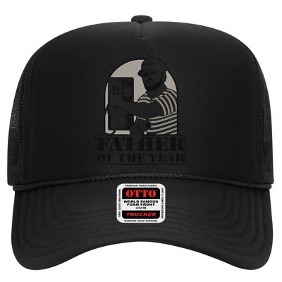 Father Of The Year Gary Plauche Fathers Day Vintage Gift Trucker Hat