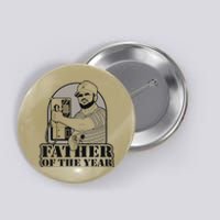 Father Of The Year Gary Plauche Fathers Day Vintage Gift Button