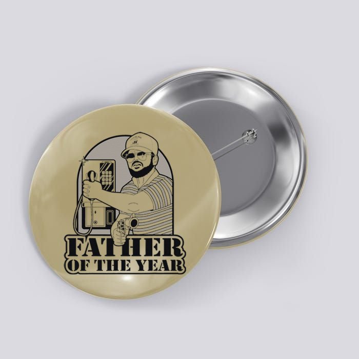 Father Of The Year Gary Plauche Fathers Day Vintage Gift Button