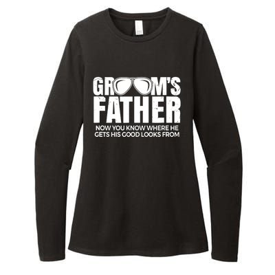 Father of the Groom | Wedding Costume Groom's Father Womens CVC Long Sleeve Shirt