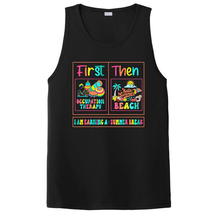 First Occupation Therapy Then Beach Occupational Therapist PosiCharge Competitor Tank