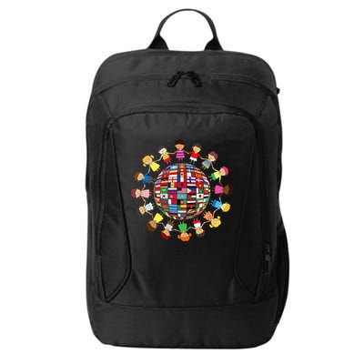 Flags Of The World Cultural Diversity Around The Globe City Backpack