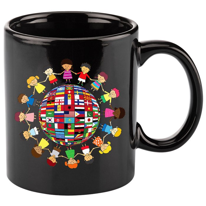Flags Of The World Cultural Diversity Around The Globe 11oz C Handle Ceramic Mug