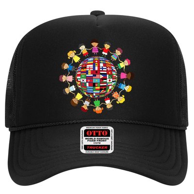 Flags Of The World Cultural Diversity Around The Globe Trucker Hat