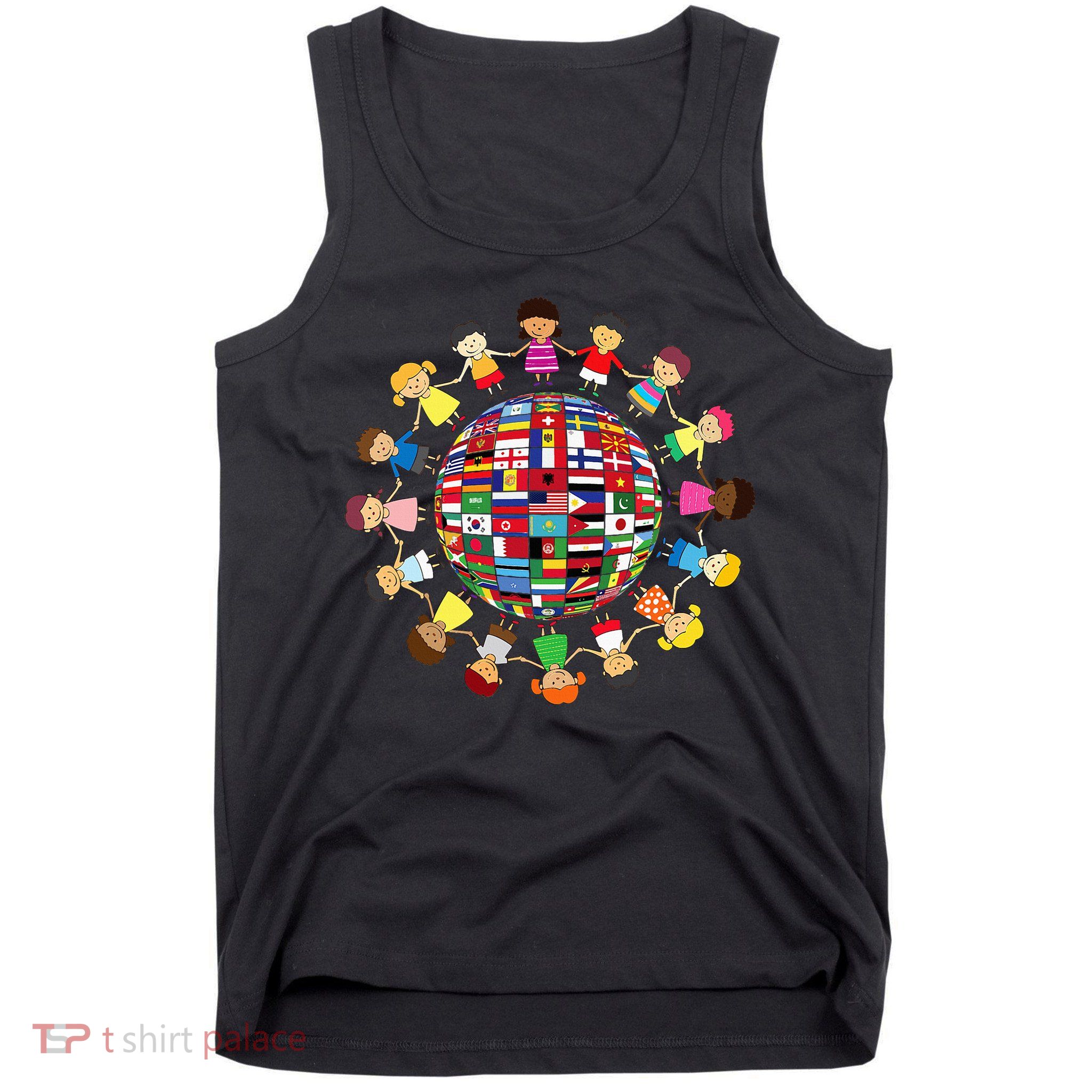 Flags Of The World Cultural Diversity Around The Globe Tank Top