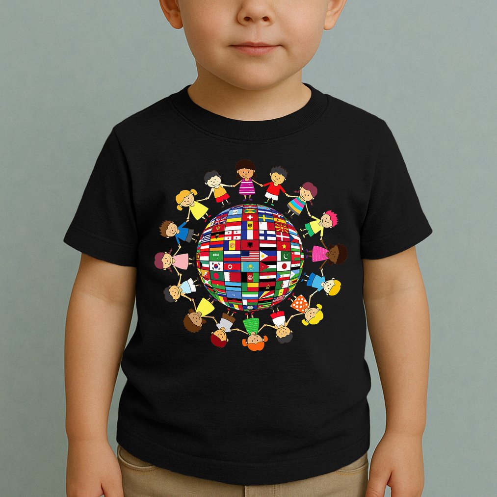 Flags Of The World Cultural Diversity Around The Globe Toddler T-Shirt