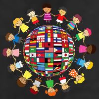 Flags Of The World Cultural Diversity Around The Globe Microfiber Hand Towel