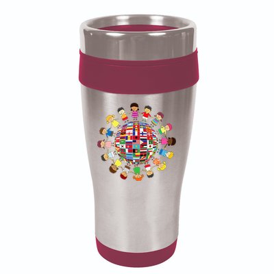 Flags Of The World Cultural Diversity Around The Globe 16oz Travel Tumbler
