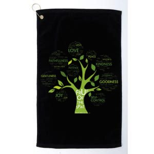 Fruit Of The Spirit Bible Verse Platinum Collection Golf Towel