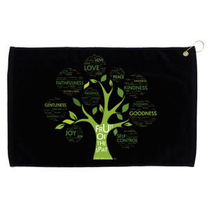 Fruit Of The Spirit Bible Verse Grommeted Golf Towel