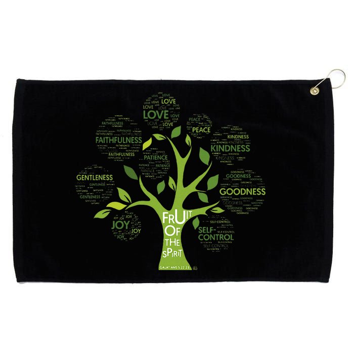 Fruit Of The Spirit Bible Verse Grommeted Golf Towel