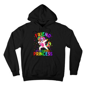 Friend of the Birthday Princess Dabbing Unicorn Hoodie