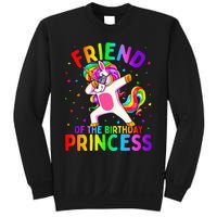 Friend of the Birthday Princess Dabbing Unicorn Sweatshirt