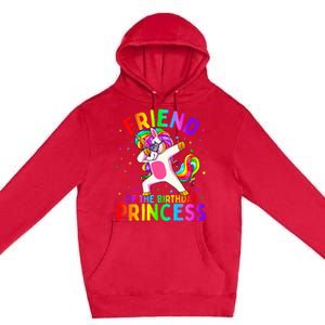 Friend of the Birthday Princess Dabbing Unicorn Premium Pullover Hoodie