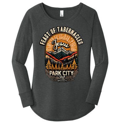 Feast Of Tabernacles Park City Utah Rock Valley Christian Women's Perfect Tri Tunic Long Sleeve Shirt