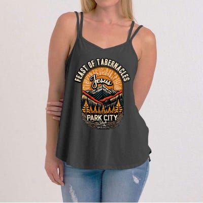 Feast Of Tabernacles Park City Utah Rock Valley Christian Women's Strappy Tank