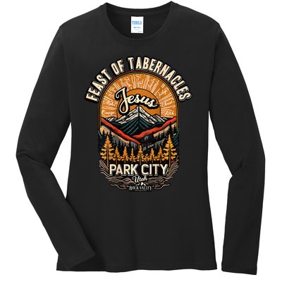 Feast Of Tabernacles Park City Utah Rock Valley Christian Ladies Long Sleeve Shirt