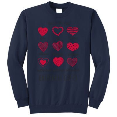 Fruit Of The Spirit Heart Galatians 5 22 23 Tall Sweatshirt