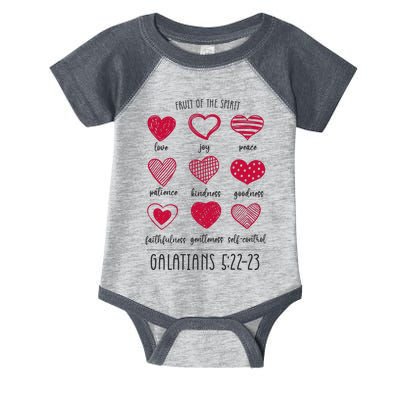 Fruit Of The Spirit Heart Galatians 5 22 23 Infant Baby Jersey Bodysuit