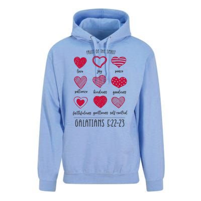 Fruit Of The Spirit Heart Galatians 5 22 23 Unisex Surf Hoodie