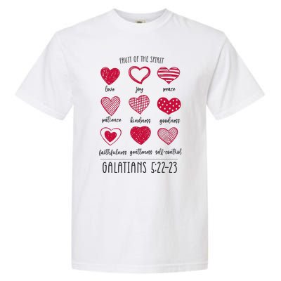 Fruit Of The Spirit Heart Galatians 5 22 23 Garment-Dyed Heavyweight T-Shirt