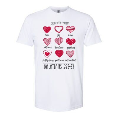 Fruit Of The Spirit Heart Galatians 5 22 23 Softstyle CVC T-Shirt