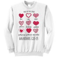 Fruit Of The Spirit Heart Galatians 5 22 23 Sweatshirt