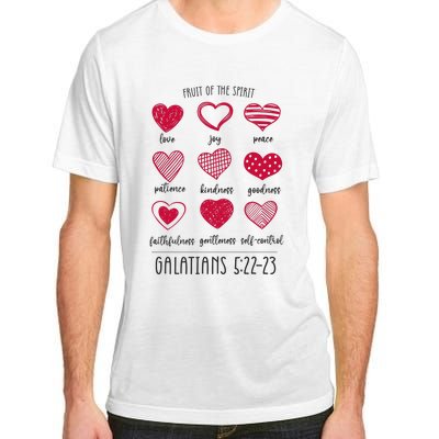 Fruit Of The Spirit Heart Galatians 5 22 23 Adult ChromaSoft Performance T-Shirt