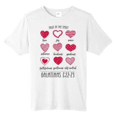 Fruit Of The Spirit Heart Galatians 5 22 23 Tall Fusion ChromaSoft Performance T-Shirt