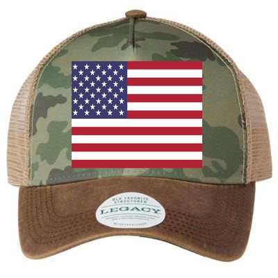 Flag of the United States USA American Legacy Tie Dye Trucker Hat