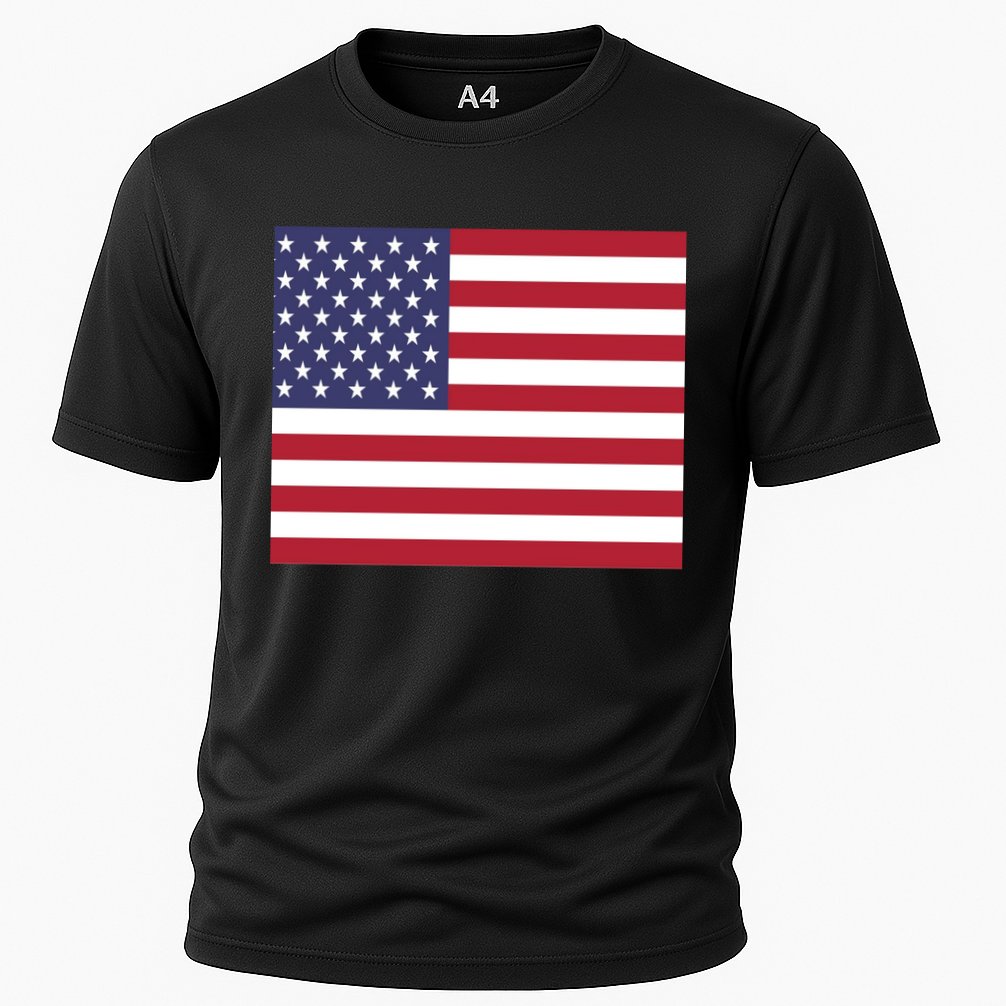 Flag of the United States USA American Performance Shirt