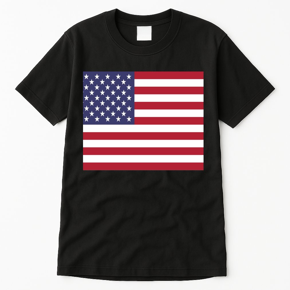 Flag of the United States USA American Tall T-Shirt