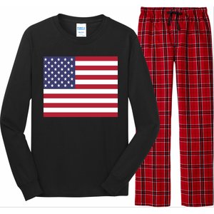 Flag of the United States USA American Long Sleeve Pajama Set