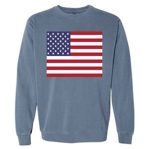 Flag of the United States USA American Garment-Dyed Sweatshirt