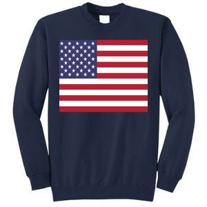 Flag of the United States USA American Tall Sweatshirt