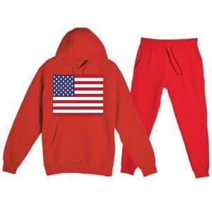 Flag of the United States USA American Premium Hooded Sweatsuit Set